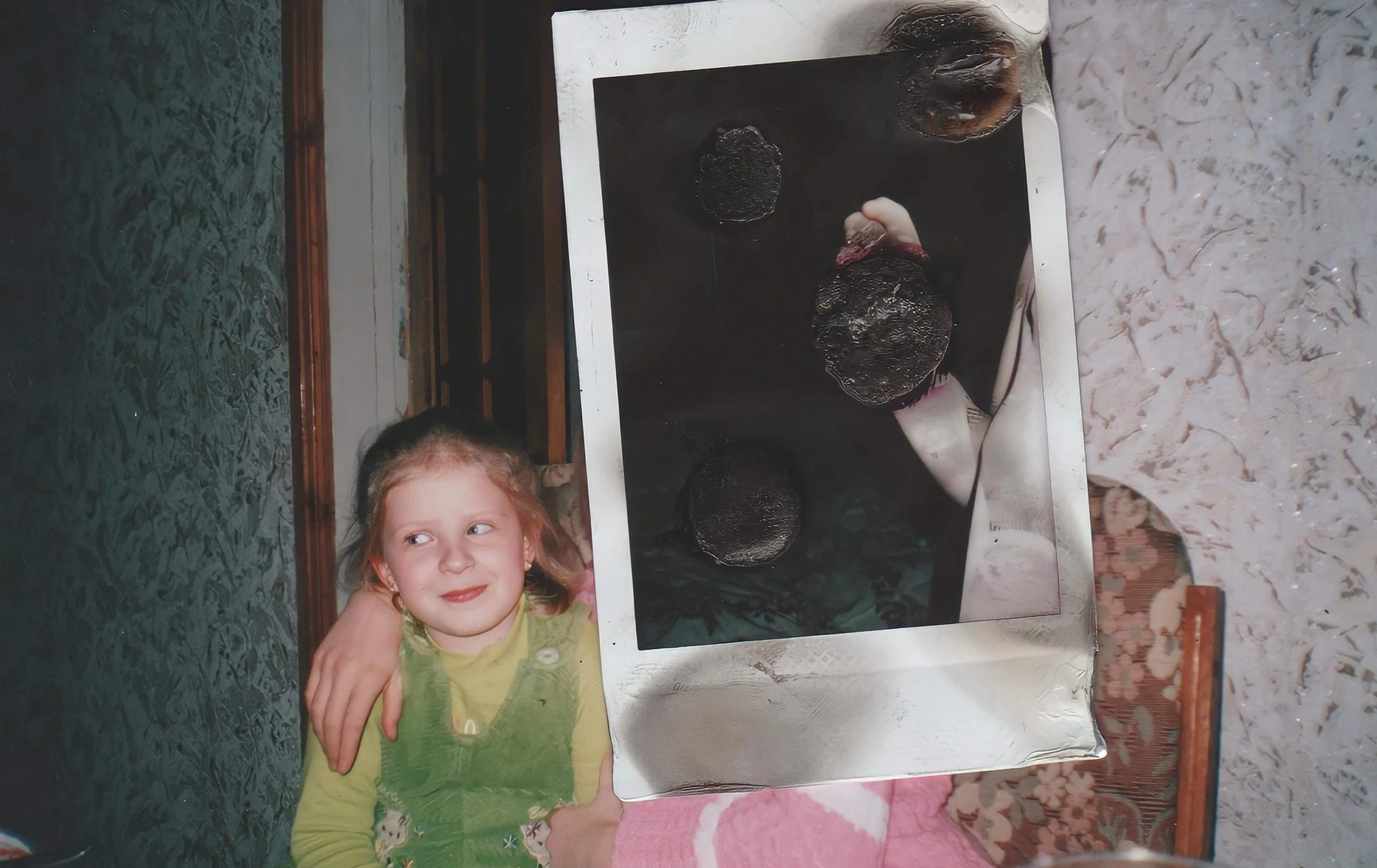 my life in a white frame